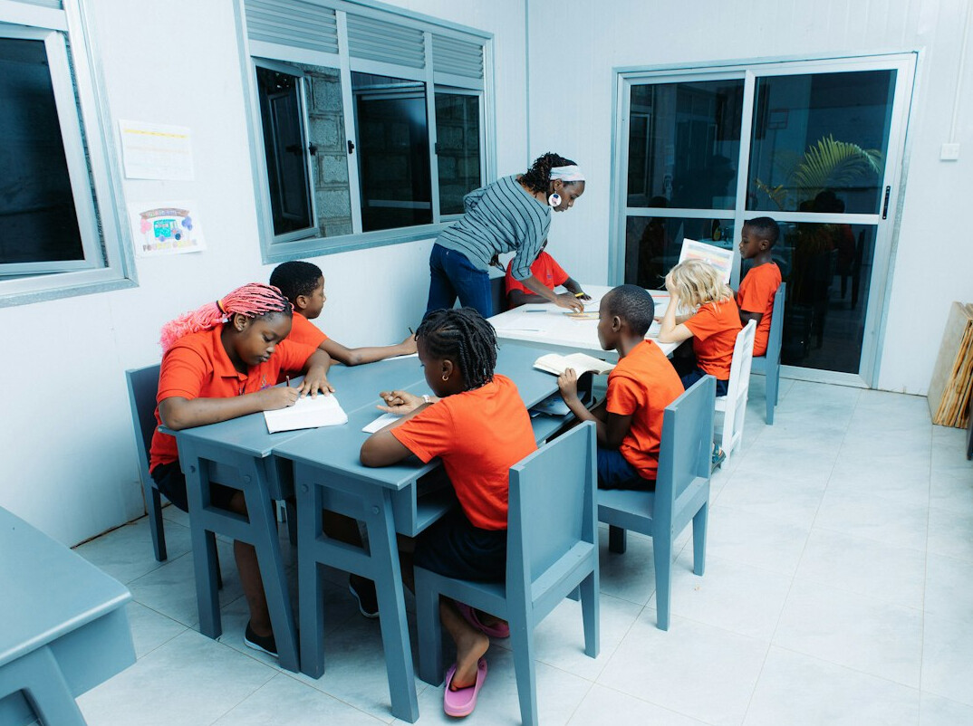 group discussion in classroom
