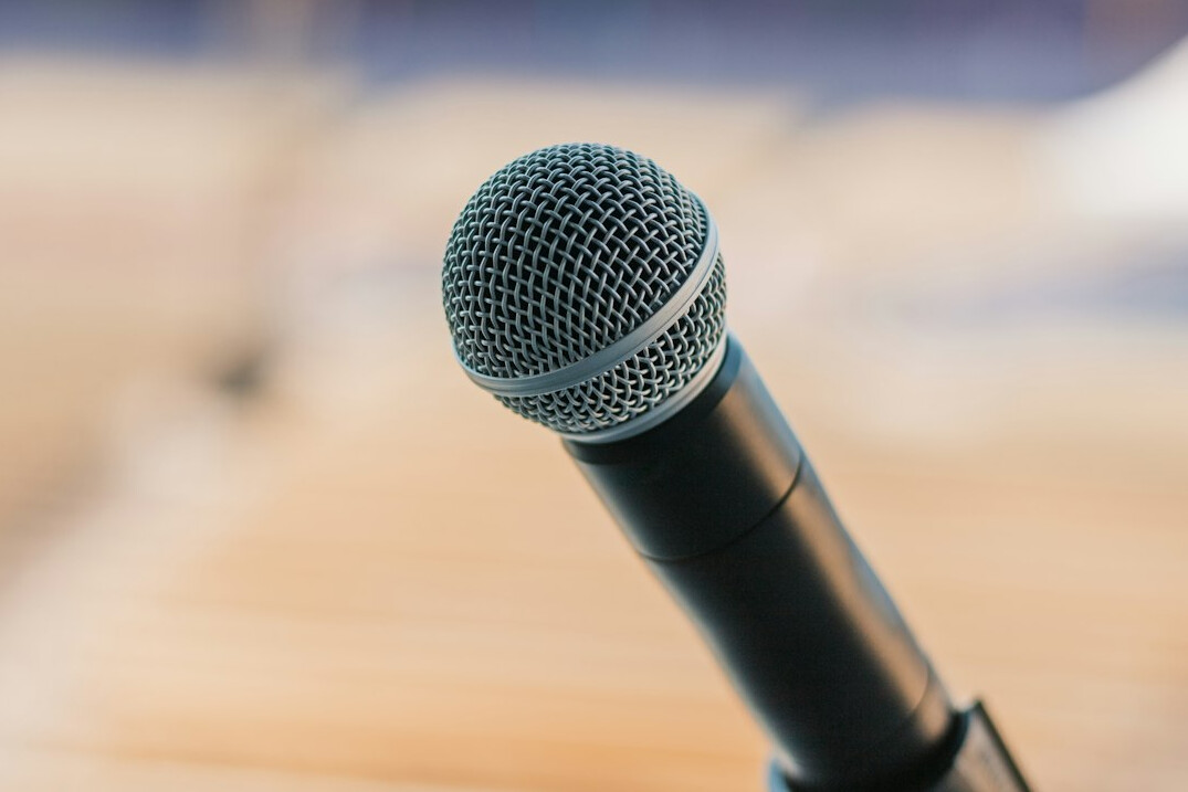 public speaking training session